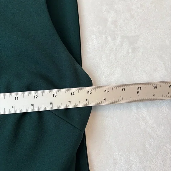 BHLDN green London Crepe Dress 4‎ - Picture 4 of 15